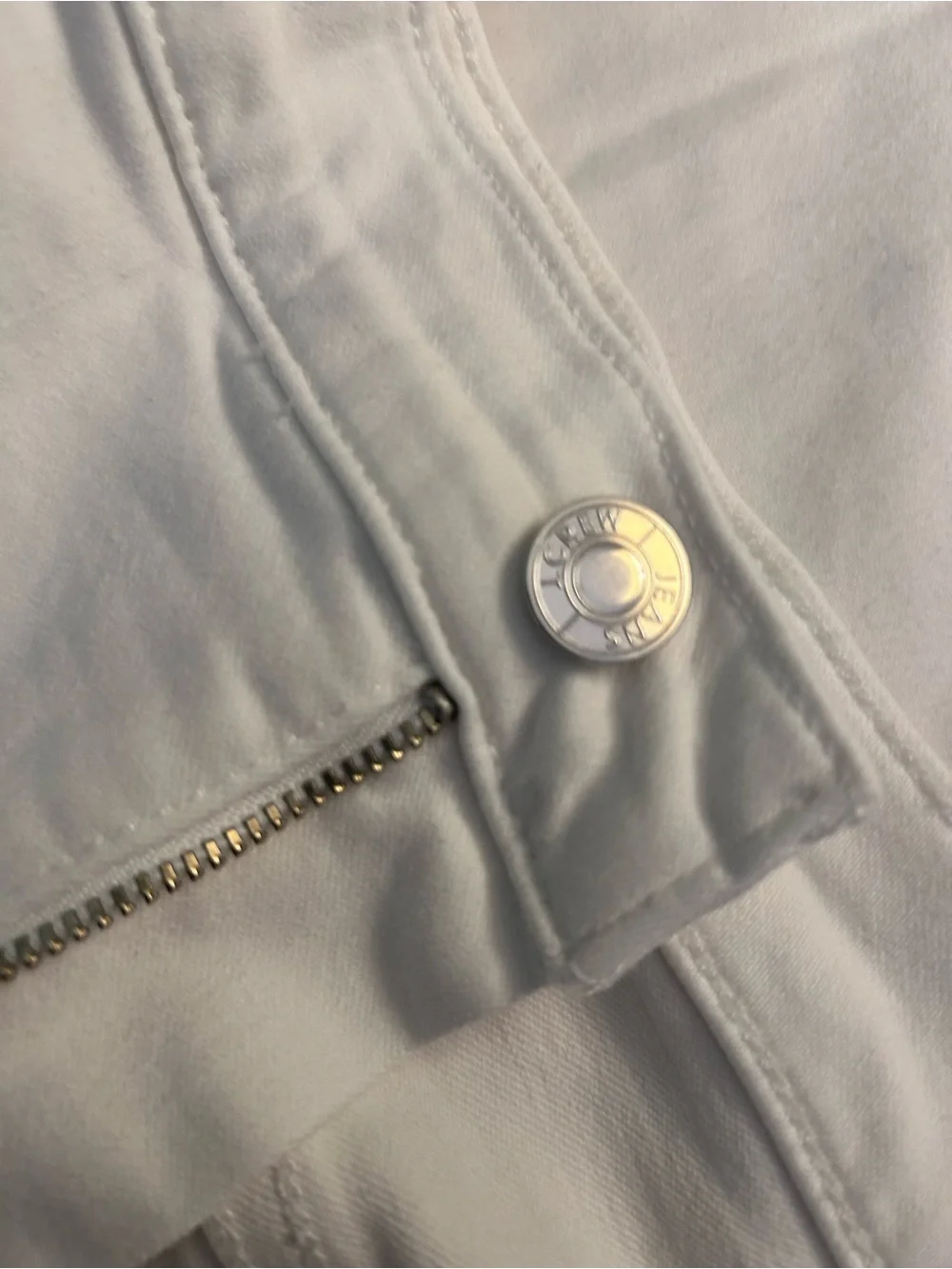 J.Crew Jeans White Denim - Classic Fit Women’s Plus Size 24
